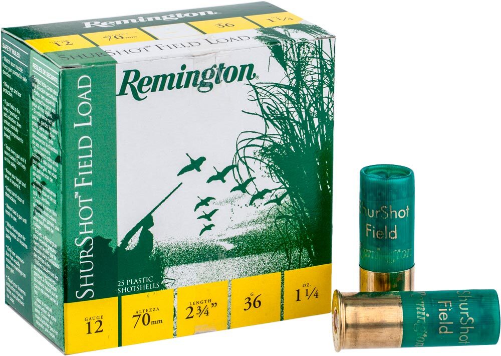 Патрон Remington Shurshot Field Load кал. 12/70 дріб №00 (4,1 мм) наважка 36 г